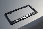 Zero F*cks Given Jdm Drifting Racing Dope Black Auto Car Plate Frame Metal. Fixed Price $24.99.