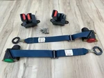 1988-1994 Gmc Chevy C/k Extended Cab Oem Complete Rear Seat Belt Set *blue*. Fixed Price $289.99.