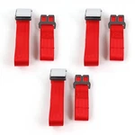Fits 1968 - 1970 Airplane 2PT Red Lap Bench Seat Kit 3 Belts. Fixed Price $136.50.