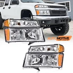 For 04-12 Chevy Colorado Gmc Canyon Chrome Headlight Headlamp+corner Left+right. Fixed Price $154.94.
