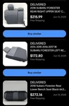 2014-2018 Subaru Forester Full Set* Rear Seat-bench Gray/black Oem LOT3604. Fixed Price $370.00.