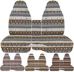 Fits 1991-2012 Ford Ranger 60/40 Highback With Console Aztec Boho Seat Covers. Fixed Price $101.19.