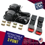 2 Pack Black 3 Point Retractable Seat Belt For Auto Car Truck Suv Pair. Fixed Price $43.99.