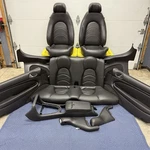 2001 Jaguar X100 Xkr Silverstone Black Red Seats Set And Panels Very Rare 45K. Fixed Price $1000.66.