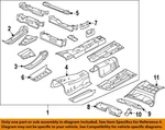 Chrysler Oem 05-23 300 Floor Rails-seat Belt Reinf 5065678AC. Fixed Price $51.06.