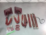 1978-79 Ford Bronco Front / Rear Seat Belt Buckle Set, Red Oem. Fixed Price $449.95.
