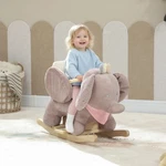 Elephant Plush Rocking Horse Built-in Lullaby & 3-POINT Safety Belt, Wood/base. Fixed Price $120.99.