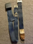 1965 66 67 Ford Mustang Cougar Torino Thunderbird Blue Front Seat Belts. Fixed Price $50.00.