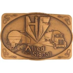 New Brass Hf Honeywell 1980S Nos Vintage Belt Buckle. Fixed Price $75.00.