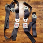 Vintage Irvin Air Chute Flame Seat Belt Model 77 Nos Chevy Gm Ford Set Of 2. Fixed Price $349.00.