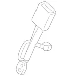 Genuine Gm 2016-2019 Chevrolet Buick Base Lacrosse Seat Belt Receptacle 84613356. Fixed Price $89.90.