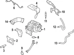 Genuine Nissan Turbocharger Oil Line 15192-6RC0A. Fixed Price $80.19.