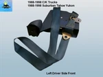 88 98 Suburban Tahoe Yukon Reg Cab Left Front Retractor. Fixed Price $124.00.