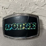 Vintage Dodge Mopar Green Prism Belt Buckle 089 Nos. Fixed Price $25.00.