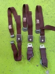 73-79 Red Truck Lap Belt Seat Set Ford Bronco 73-75 76 F150 F250 F350 Oem. Fixed Price $265.00.