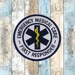 First Responder Emergency Medical Care Patch Embroidered Iron-on Veteran. Fixed Price $7.95.
