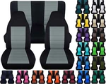 Front And Rear Car Seat Covers Fits 1968-1976 Volkswagon Beetle Two Tone. Fixed Price $159.99.