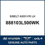 2005-2006 Hyundai Azera S/belt Assembly-front Oem New 888103L500WK. Fixed Price $235.14.