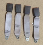 Set Of 4 Beams WSCH511 Bus Left Side Lap Belts Non-retractable Buckle 12"/1FT. Fixed Price $19.99.
