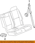 Gm Oem 07-14 Escalade Esv Restraint Systems Rear Seat Belts-buckle End 19121593. Fixed Price $151.20.