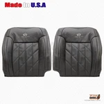 2009 - 2017 For Infiniti FX35 FX37 FX50 Driver & Passenger Top Leather Cover Blk. Fixed Price $379.99.