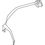 New Genuine Mercedes-benz Outer Belt Assembly 20586008859C94 Oem. Fixed Price $355.47.
