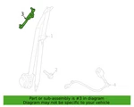 Hyundai 88890-AA000 Front Seat Belt Height Adjuster 21-24 Elantra New Genuine. Fixed Price $39.97.