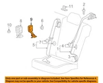 Gm Oem 11-13 Regal Restraint Systems Rear Seat Belts-buckle 19208851. Fixed Price $104.54.