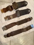 1966 1967 1968 Oem Mopar Dodge Plymouth Chrysler Seatbelt Set Brown. Fixed Price $100.00.
