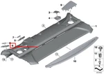 Bmw Series G30 Belt Outlet Cover Rear Right 51467419864. Fixed Price $11.56.