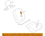 Gm Oem 1999 Tracker Seats Tracks Front Components-seat Back Cover 91174989. Fixed Price $193.72.