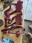 88-98 Chevy Silverado Obs Regular Cab Bucket Seat Belts Red Retractor Set Trw. Fixed Price $400.00.