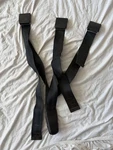 1970 Cuda Challenger Bench Seat Belts Oem Black Part #2999585, 2999596. Fixed Price $125.00.