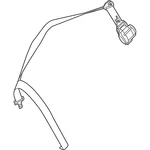 Genuine Mercedes-benz Oe Seat Belt 166-860-29-86-64-9C94. Fixed Price $580.16.