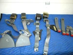 1982-92 Camaro Firebird Lite Grey Seat Belt Set Retractors Buckles Front Rear Gm. Fixed Price $449.95.