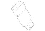 Genuine Ford Buckle BL3Z-15611B70-AA. Fixed Price $36.89.