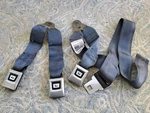 1984-1996 Jeep Cherokee Xj Rear Belt Recievers Blue. Fixed Price $120.00.