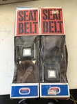 Nos Pair Vintage Superior Brown Lap Seat Belts Model 46-3230 Grand Prix. Fixed Price $149.99.