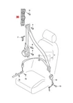 Genuine Vw Audi Skoda Caddy Seat Belt Height Adjuster 565857819A. Fixed Price $73.30.