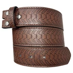 Bc Leather Strap With Embossed X-small (26-27" Waist), Brown. Fixed Price $26.81.