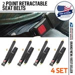 4X 2 Point Reliable Adjustable Black Lap Seat Belt For Rv Sofa Safety. Fixed Price $27.99.