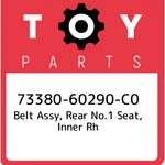 73380-60290-C0 Toyota Belt Assy, Rear NO.1 Seat, Inner Rh 7338060290C0, New Genu. Fixed Price $49.99.