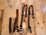 1991-1994 Toyota Land Cruiser Front Passenger Seat Belts Brown Retractor Oem. Fixed Price $165.00.