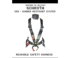 Nos Schroth Type 40.32 Safety Harness, 4-POINT Buckle, Rear Attachments, Hmmwv. Fixed Price $66.00.