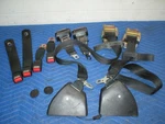 1982-92 Camaro Firebird Black Seat Belt Set Retractors Buckles Front Rear Gm Oem. Fixed Price $519.95.