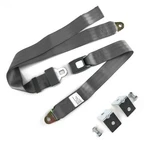 2PT Gray Standard Buckle Lap Seat Belt With Mounting Hardware. Fixed Price $48.95.