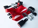 New Automatic 3-POINT Mercedes 123 Coupe, Red. Fixed Price $165.00.