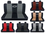 Truck Seat Covers Fits 1990 To 1998 Chevy C/k 1500 Front Bench With Design. Fixed Price $89.99.