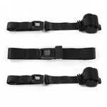 Dodge Charger 1975 - 1978 Standard 2PT Black Retractable Bench Seat Belt Kit 3. Fixed Price $179.95.