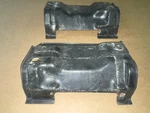 Corvette Seat Belt Floor Retractor Cover Pair Lh & Rh Oem 1975,75. Fixed Price $125.00.